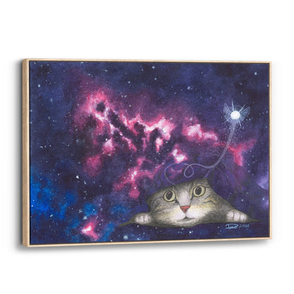 Rip in the Fabric of Space (Framed Canvas)