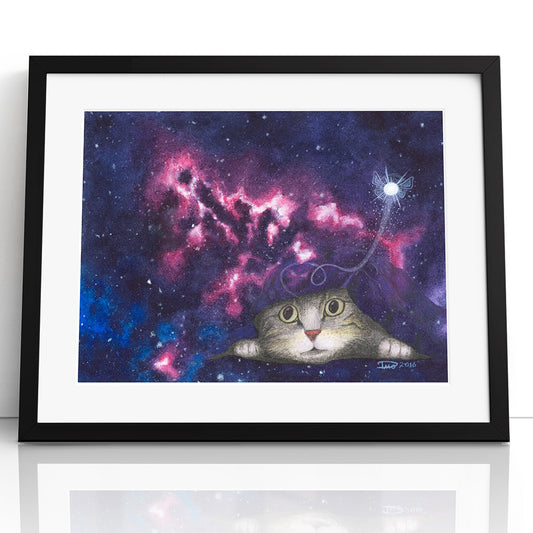 Rip in the Fabric of Space (Framed Paper Print)