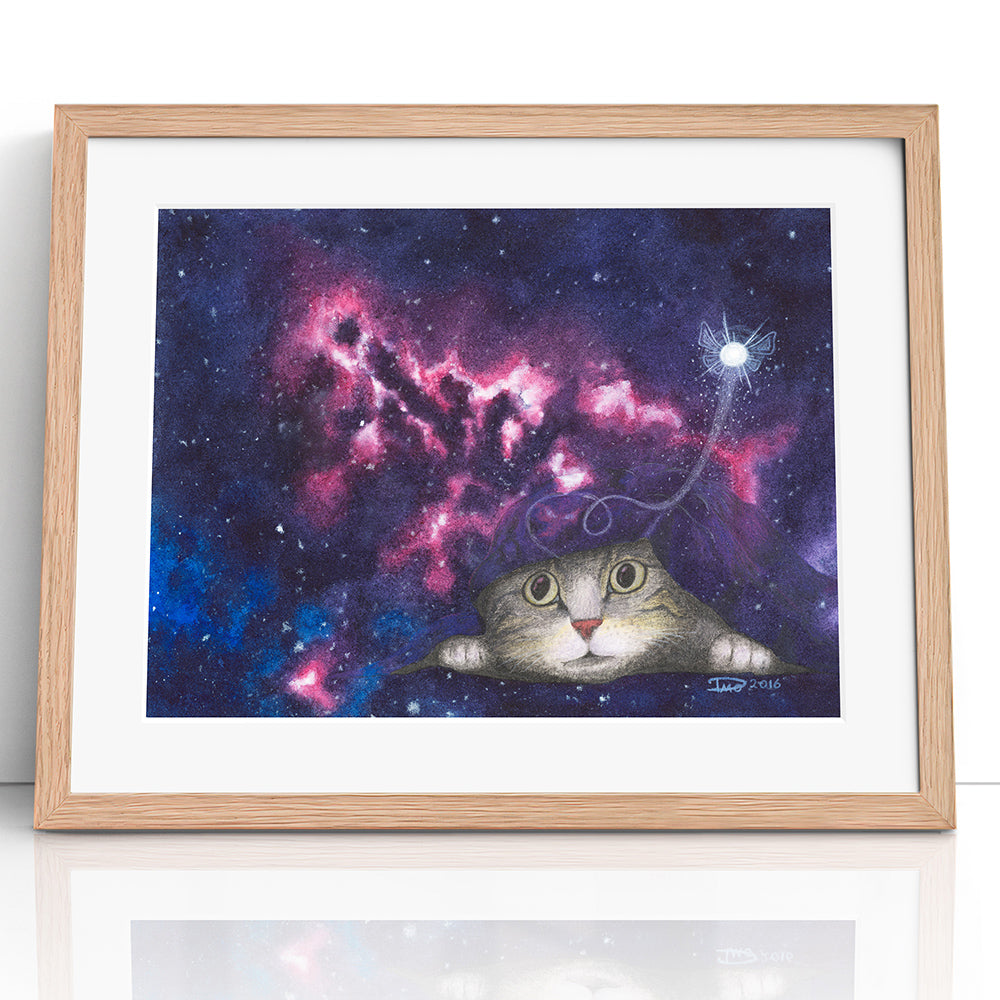 Rip in the Fabric of Space (Framed Paper Print)