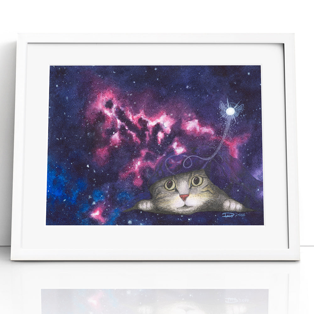 Rip in the Fabric of Space (Framed Paper Print)