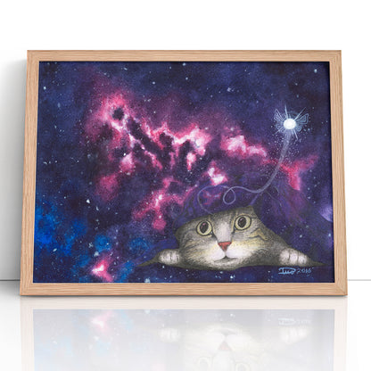 Rip in the Fabric of Space (Framed Paper Print)