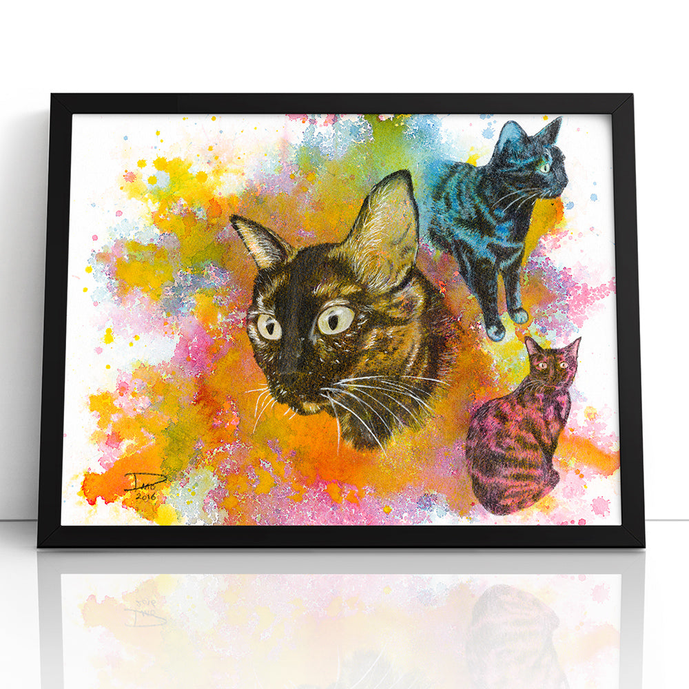 Shades of Willow (Framed Paper Print)