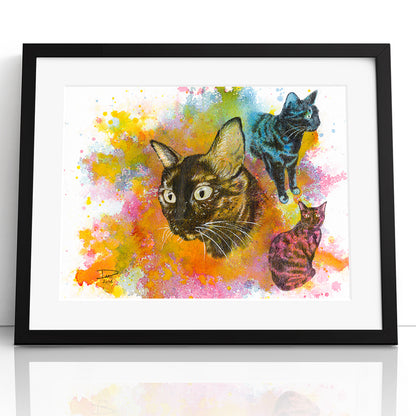 Shades of Willow (Framed Paper Print)