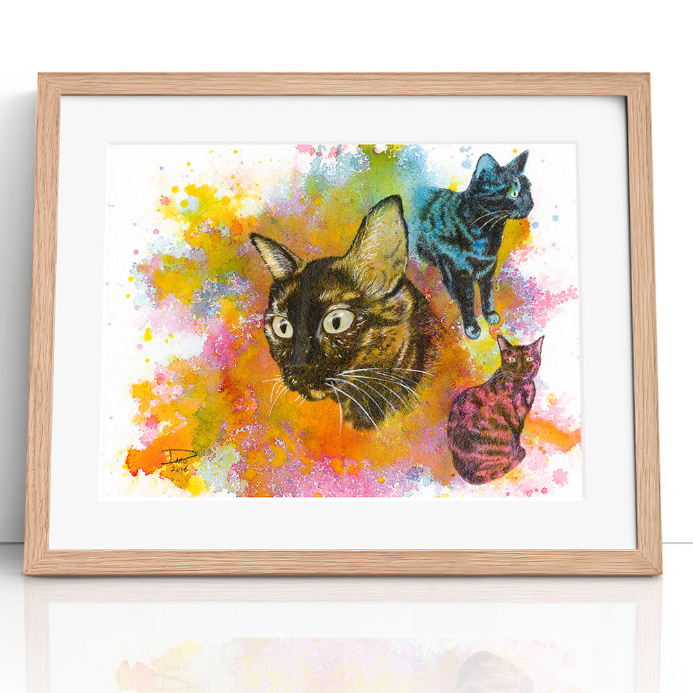 Shades of Willow (Framed Paper Print)