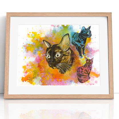 Shades of Willow (Framed Paper Print)