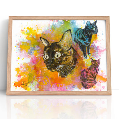 Shades of Willow (Framed Paper Print)