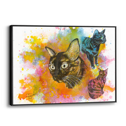 Shades of Willow (Framed Canvas)