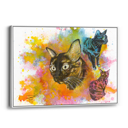 Shades of Willow (Framed Canvas)