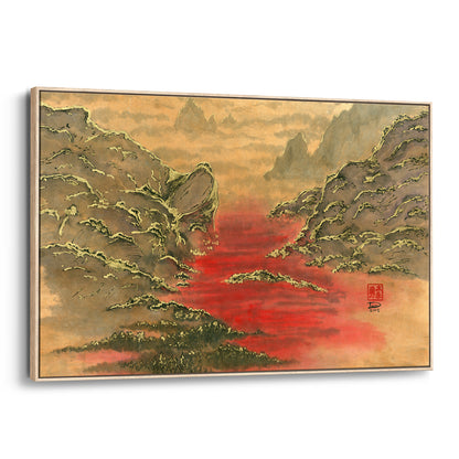 Valley of Blood (Framed Canvas)
