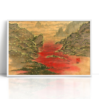 Valley of Blood (Framed Paper Print)