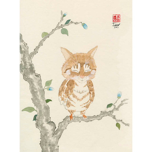 Oz Meowl (Paper Print)